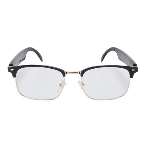 Smart Brille, HD Sound Voice Aid 5.4 Bluetooth -Brillen mit Mikrofonlautsprecher, Blue Light Blocking Lens Wireless Kopfhörer für Spiele, Anrufe, Reisetreffen Memos, von Fockety