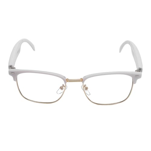 Smart Glasses, multifunktionale kabellose Bluetooth-Brille zur Windgeräuschunterdrückung, rutschfeste, klare Bluetooth-Kopfhörer mit offenen Lautsprechern, zum Radfahren, Laufen von Fockety