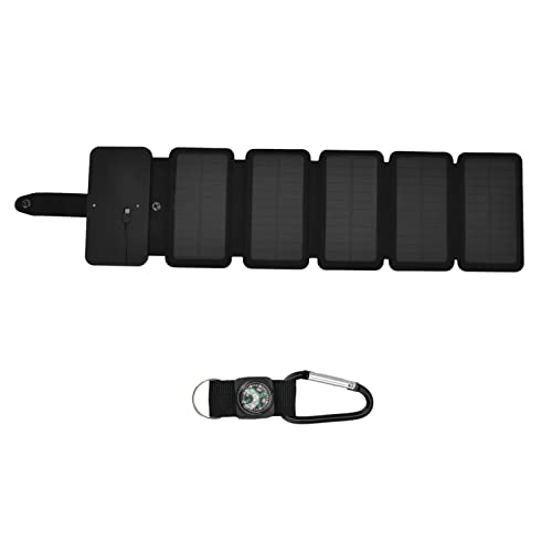 Solar Power Bank, Solarladegerät Lichtanzeige Tragbar 5V / 2A Robust, 3 Proof für Mobile Stromversorgung (50% Rabatt) von Fockety