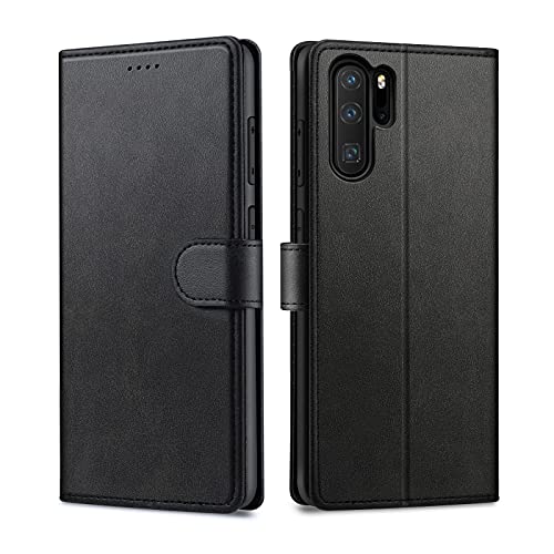 Focusor Handyhülle für Huawei P30 Pro Hülle Leder, Lederhülle für Huawei P30 Pro, Handyhülle für Huawei P30 Pro Leder Flip Case Ständer PU Brieftasche Schutzhülle für Huawei P30 Pro Cover, Schwarz Focusor Handyhülle für Huawei P30 Pro Hülle Leder, Lederhülle für Huawei P30 Pro, Handyhülle für Huawei P30 Pro Leder Flip Case Ständer PU Brieftasche Schutzhülle für Huawei P30 Pro Cover, Schwarz von Focusor