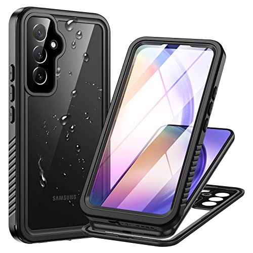 Focusor Hülle für Samsung Galaxy A54 5G Hülle,HandyHülle für Samsung A54 IP68 Wasserdicht 360 Schutzhülle,Stoßfest Staubdicht Outdoor Panzerhülle mit Eingebautem Displayschutz für Galaxy A54,Schwarz Focusor Hülle für Samsung Galaxy A54 5G Hülle,HandyHülle für Samsung A54 IP68 Wasserdicht 360 Schutzhülle,Stoßfest Staubdicht Outdoor Panzerhülle mit Eingebautem Displayschutz für Galaxy A54,Schwarz von Focusor