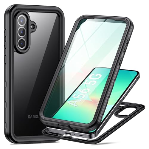 Focusor für Samsung Galaxy A56 5G Hülle,HandyHülle für Samsung A56 IP68 Wasserdicht 360 Schutzhülle,Stoßfest Staubdicht Outdoor Panzerhülle mit Eingebautem Displayschutz für Galaxy A56,Schwarz Focusor für Samsung Galaxy A56 5G Hülle,HandyHülle für Samsung A56 IP68 Wasserdicht 360 Schutzhülle,Stoßfest Staubdicht Outdoor Panzerhülle mit Eingebautem Displayschutz für Galaxy A56,Schwarz von Focusor
