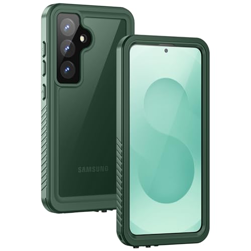 Focusor für Samsung Galaxy S25 5G Hülle Wasserdicht Kompatibel mit Magsafe, HandyHülle für Samsung S25 IP68 wasserdichte 360 Schutzhülle,Stoßfest Outdoor Panzerhülle mit Displayschutz,Grün Focusor für Samsung Galaxy S25 5G Hülle Wasserdicht Kompatibel mit Magsafe, HandyHülle für Samsung S25 IP68 wasserdichte 360 Schutzhülle,Stoßfest Outdoor Panzerhülle mit Displayschutz,Grün von Focusor