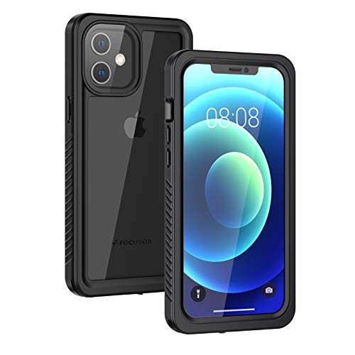 Focusor für iPhone 12 Hülle, IP68 Wasserdicht HandyHülle iPhone 12 360 Schutzhülle Stoßfest Staubdicht Outdoor Panzerhülle mit Eingebautem Displayschutz,Schwarz Focusor für iPhone 12 Hülle, IP68 Wasserdicht HandyHülle iPhone 12 360 Schutzhülle Stoßfest Staubdicht Outdoor Panzerhülle mit Eingebautem Displayschutz,Schwarz von Focusor