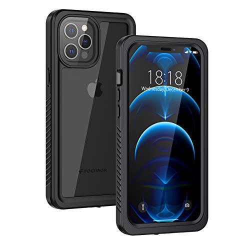 Focusor für iPhone 12 Pro Hülle, IP68 Wasserdicht HandyHülle iPhone 12 Pro 360 Schutzhülle Stoßfest Staubdicht Outdoor Panzerhülle mit Eingebautem Displayschutz,Schwarz Focusor für iPhone 12 Pro Hülle, IP68 Wasserdicht HandyHülle iPhone 12 Pro 360 Schutzhülle Stoßfest Staubdicht Outdoor Panzerhülle mit Eingebautem Displayschutz,Schwarz von Focusor