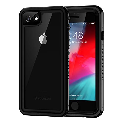 Focusor für iPhone SE 2020/SE 2022 Hülle, IP68 Wasserdicht HandyHülle iPhone 8/7 360 Schutzhülle, Stoßfest Staubdicht Outdoor Panzerhülle mit Eingebautem Displayschutz,Schwarz Focusor für iPhone SE 2020/SE 2022 Hülle, IP68 Wasserdicht HandyHülle iPhone 8/7 360 Schutzhülle, Stoßfest Staubdicht Outdoor Panzerhülle mit Eingebautem Displayschutz,Schwarz von Focusor
