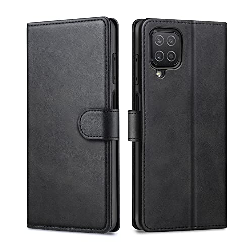Focusor kompatibel mit Samsung Galaxy A12/M12 Hülle, Hülle für Samsung A12/M12, Handyhülle für Samsung A12/M12 Leder Flip Case Ständer PU Brieftasche Schutzhülle für Samsung A12/M12 Cover, Schwarz Focusor kompatibel mit Samsung Galaxy A12/M12 Hülle, Hülle für Samsung A12/M12, Handyhülle für Samsung A12/M12 Leder Flip Case Ständer PU Brieftasche Schutzhülle für Samsung A12/M12 Cover, Schwarz von Focusor