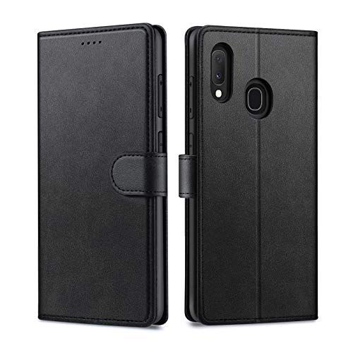 Focusor kompatibel mit Samsung Galaxy A20e Hülle, Hülle für Samsung A20e Hülle, Handyhülle für Samsung A20e Leder Flip Case Ständer PU Brieftasche Schutzhülle für Samsung A20e Cover, Schwarz Focusor kompatibel mit Samsung Galaxy A20e Hülle, Hülle für Samsung A20e Hülle, Handyhülle für Samsung A20e Leder Flip Case Ständer PU Brieftasche Schutzhülle für Samsung A20e Cover, Schwarz von Focusor