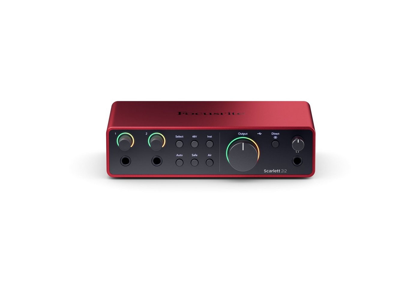 Focusrite Digitales Aufnahmegerät (Scarlett 2i2 4th Gen USB Audio Interface - USB Audio Interface) von Focusrite