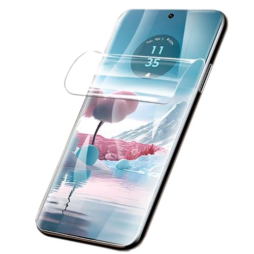 [2 Stück] Importiert Flexibel Hydrogel Schutzfolie für Motorola Edge 40 Neo, 6H Härte Schutzfolie, Ultra-Klar Displayschutzfolie [Anti-Kratzer][Bläschenfrei][Anti-Öl] von Foebxxs