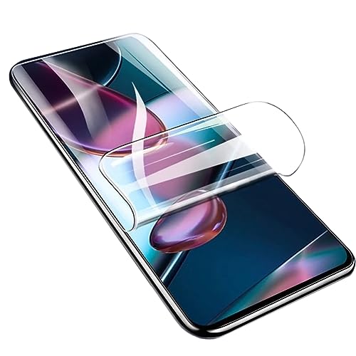 [2 Stück] Importiert Flexibel Hydrogel Schutzfolie für Motorola Edge 50 Pro/Edge 50 Ultra, 6H Härte Schutzfolie, Ultra-Klar Displayschutzfolie [Anti-Kratzer][Bläschenfrei][Anti-Öl] von Foebxxs