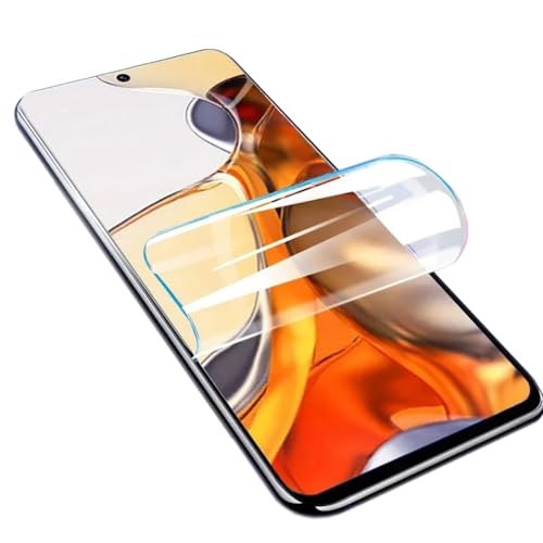 Displayschutzfolie für Xiaomi 11T Pro/Xiaomi 11T, kompatibel mit Fingerabdruck-ID, flexibles Hydrogel, Importiert, Displayschutzfolie, blasenfrei, Anti-Fingerabdruck, kratzfest, 2 Stück Displayschutzfolie für Xiaomi 11T Pro/Xiaomi 11T, kompatibel mit Fingerabdruck-ID, flexibles Hydrogel, Importiert, Displayschutzfolie, blasenfrei, Anti-Fingerabdruck, kratzfest, 2 Stück von Foebxxs