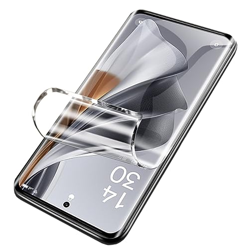 Displayschutzfolie für Xiaomi 12 / Xiaomi 12X / Xiaomi 12S, kompatibel mit Fingerabdruck-ID, flexibles Hydrogel, Displayschutzfolie, blasenfrei, Anti-Fingerabdruck, kratzfest, 2 Stück von Foebxxs