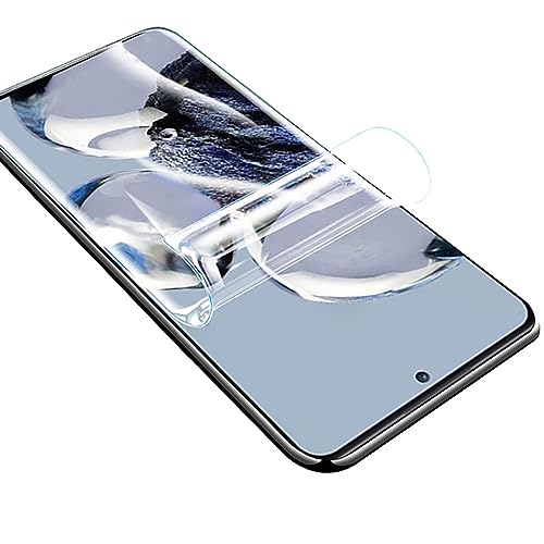 Displayschutzfolie für Xiaomi 12T Pro/Xiaomi 12T, kompatibel mit Fingerabdruck-ID, flexibles Hydrogel, Importiert, Displayschutzfolie, blasenfrei, Anti-Fingerabdruck, kratzfest, 2 Stück Displayschutzfolie für Xiaomi 12T Pro/Xiaomi 12T, kompatibel mit Fingerabdruck-ID, flexibles Hydrogel, Importiert, Displayschutzfolie, blasenfrei, Anti-Fingerabdruck, kratzfest, 2 Stück von Foebxxs