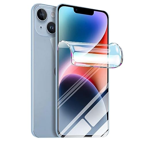 Foebxxs [2 Stück] Weiche Hydrogel Displayschutzfolie für iPhone 11 / iPhone XR, transparent, bruchsicher, weich, flexibel, TPU-Hydrogel [kein Glas] von Foebxxs