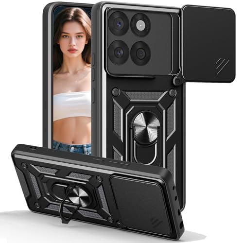Fofvccv Schutzhülle für Motorola Edge 60 Fusion, mit Schiebe-Kameralinsenabdeckung und drehbarem Ringständer, stoßfeste Schutzhülle für Moto Edge 60 Fusion, SJ Schwarz Fofvccv Schutzhülle für Motorola Edge 60 Fusion, mit Schiebe-Kameralinsenabdeckung und drehbarem Ringständer, stoßfeste Schutzhülle für Moto Edge 60 Fusion, SJ Schwarz von Fofvccv