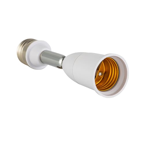 Fogun E26/E27-Sockel Konverter Verlängerung 180 Grad Drehbarer Glühbirnen Adapter Für E27-LED Glühlampenventilator Und Kamera 180 Grad Biegbare Leuchte von Fogun