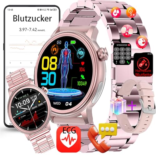 Fohatu 𝐛𝐥𝐮𝐭𝐳𝐮𝐜𝐤𝐞𝐫 Smartwatch 𝐛𝐥𝐮𝐭𝐳𝐮𝐜𝐤𝐞𝐫𝐦𝐞𝐬𝐬𝐮𝐧𝐠 EKG 𝐃𝐢𝐚𝐛𝐞𝐭𝐞𝐬 Smartwatch Mit Bluetooth-Anrufe,Fitness Tracker Mit Blutfette Harnsäure Blutdruck Fohatu 𝐛𝐥𝐮𝐭𝐳𝐮𝐜𝐤𝐞𝐫 Smartwatch 𝐛𝐥𝐮𝐭𝐳𝐮𝐜𝐤𝐞𝐫𝐦𝐞𝐬𝐬𝐮𝐧𝐠 EKG 𝐃𝐢𝐚𝐛𝐞𝐭𝐞𝐬 Smartwatch Mit Bluetooth-Anrufe,Fitness Tracker Mit Blutfette Harnsäure Blutdruck von Fohatu