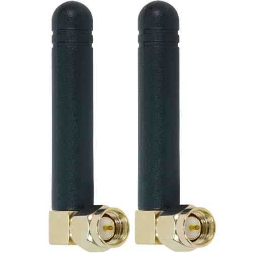 Fohevers 2-Pack Mini WiFi Antenne 2.4G Antenne SMA Stecker 90° Bögen Stecker 2DBi Klein Omni-Richtungsantenne WiFi Signal Antenne Fohevers 2-Pack Mini WiFi Antenne 2.4G Antenne SMA Stecker 90° Bögen Stecker 2DBi Klein Omni-Richtungsantenne WiFi Signal Antenne von Fohevers