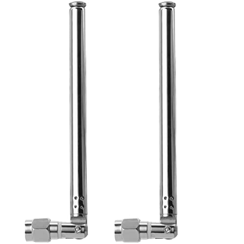 Fohevers 2 Stück 5 Abschnitte Teleskop Antenne SMA Stecker Stecker für Empfang Zuhause Theater Receiver Fohevers 2 Stück 5 Abschnitte Teleskop Antenne SMA Stecker Stecker für Empfang Zuhause Theater Receiver von Fohevers