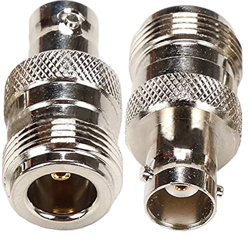 Fohevers 2 Stück N Buchse auf BNC Buchse Adapter BNC auf N Adapter für RF WiFi Antenne Verlängerung Kabel Telekommunikation BNC auf N-Typ Koaxial Fohevers 2 Stück N Buchse auf BNC Buchse Adapter BNC auf N Adapter für RF WiFi Antenne Verlängerung Kabel Telekommunikation BNC auf N-Typ Koaxial von Fohevers