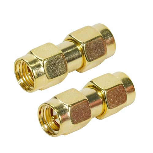 Fohevers 2 x SMA-Stecker auf SMA-Stecker, Adapter-Kupplung, Pin-Stecker Fohevers 2 x SMA-Stecker auf SMA-Stecker, Adapter-Kupplung, Pin-Stecker von Fohevers