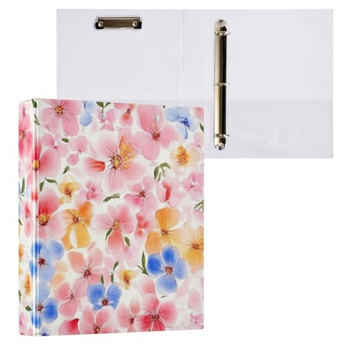 Foiosoh Ordner mit 3 Ringen, 1 und 1/2 Zoll, mit Innentaschen, 1/2 Stück, Ordner für Schule, 200 Blatt, Pflaumenblüte, Schönheitsblumen Foiosoh Ordner mit 3 Ringen, 1 und 1/2 Zoll, mit Innentaschen, 1/2 Stück, Ordner für Schule, 200 Blatt, Pflaumenblüte, Schönheitsblumen von Foiosoh