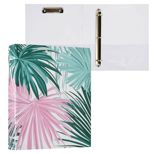 Foiosoh Ordner mit drei Ringen, 3,8 cm, mit Taschen, 1/2 Stück, Collegeordner für Studenten, Hardcover, Palmblattgrün Foiosoh Ordner mit drei Ringen, 3,8 cm, mit Taschen, 1/2 Stück, Collegeordner für Studenten, Hardcover, Palmblattgrün von Foiosoh