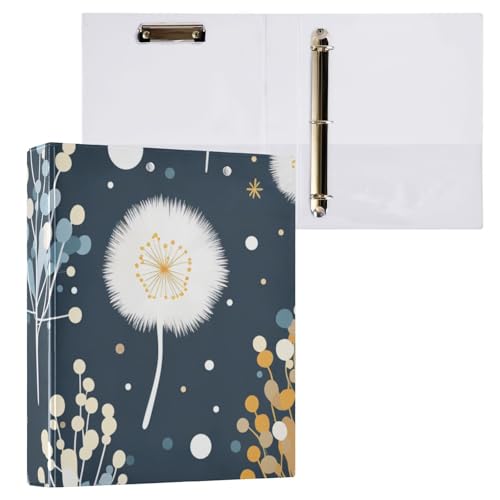 Foiosoh Ringbücher mit runden Ringen, 3,5 cm, mit Innentaschen, 1/2er-Pack, Schulbedarf, 200 Blatt, Blowball-Blatt, Marineblau Foiosoh Ringbücher mit runden Ringen, 3,5 cm, mit Innentaschen, 1/2er-Pack, Schulbedarf, 200 Blatt, Blowball-Blatt, Marineblau von Foiosoh