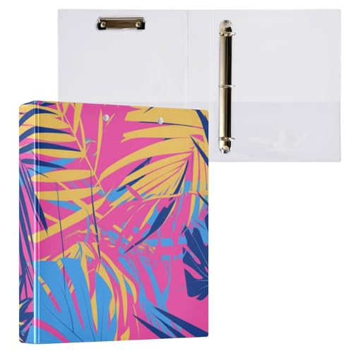 Foiosoh Runde Ringbücher 1 und 1/2 Zoll Notizbücher mit Tascheneinband, 1/2 Pack Binder für Studenten, Hardcover Palm Foiosoh Runde Ringbücher 1 und 1/2 Zoll Notizbücher mit Tascheneinband, 1/2 Pack Binder für Studenten, Hardcover Palm von Foiosoh