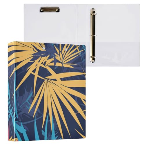 Foiosoh Runde Ringe Notizbuch Ordner 1,5 Zoll Ordner mit Taschen 1/2 Stück Schulbedarf 200 Blatt Palmblätter Foiosoh Runde Ringe Notizbuch Ordner 1,5 Zoll Ordner mit Taschen 1/2 Stück Schulbedarf 200 Blatt Palmblätter von Foiosoh