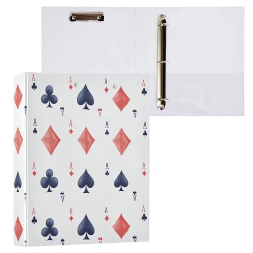 Runde Ringbücher mit Taschen, 3,8 cm, 1/2er-Pack, Schulbedarf, Hardcover, lustige Form, Kaltweiß Runde Ringbücher mit Taschen, 3,8 cm, 1/2er-Pack, Schulbedarf, Hardcover, lustige Form, Kaltweiß von Foiosoh