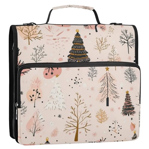 Safari Tree Pfirsichfarbener Organizer mit 3 Ringen und Schultergurt und Griff, mehrere Taschen, tragbar, für Zuhause, Reisen, sichere Aufbewahrungstasche für die Schule Safari Tree Pfirsichfarbener Organizer mit 3 Ringen und Schultergurt und Griff, mehrere Taschen, tragbar, für Zuhause, Reisen, sichere Aufbewahrungstasche für die Schule von Foiosoh