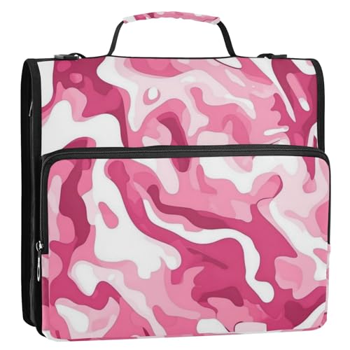 Schulmappe mit Reißverschluss, 3 Ringe, 3,8 cm, mit Griff, mehrere Taschen, Dokumentenaufbewahrung, Aufbewahrungstasche für Schule/Büro Schulmappe mit Reißverschluss, 3 Ringe, 3,8 cm, mit Griff, mehrere Taschen, Dokumentenaufbewahrung, Aufbewahrungstasche für Schule/Büro von Foiosoh