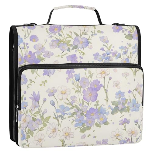 Village Style Froal Lila 3,8 cm 3-Ringe Büroordner Organizer mit Schultergurt inklusive Reißverschlusstasche Tragbares Portfolio für Mittelschule Village Style Froal Lila 3,8 cm 3-Ringe Büroordner Organizer mit Schultergurt inklusive Reißverschlusstasche Tragbares Portfolio für Mittelschule von Foiosoh