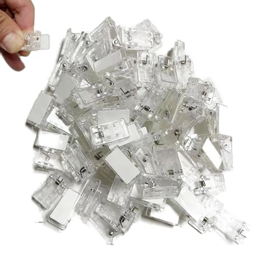 Fokroin 60 Stück Klebrige Federclips, Transparente Klebeklammern, Fotoclips, Wandbehang Gobelin Clips, Klebeclips für die Wand, transparente Federclips aus Acryl für Poster, Papier, Home Office Fokroin 60 Stück Klebrige Federclips, Transparente Klebeklammern, Fotoclips, Wandbehang Gobelin Clips, Klebeclips für die Wand, transparente Federclips aus Acryl für Poster, Papier, Home Office von Fokroin