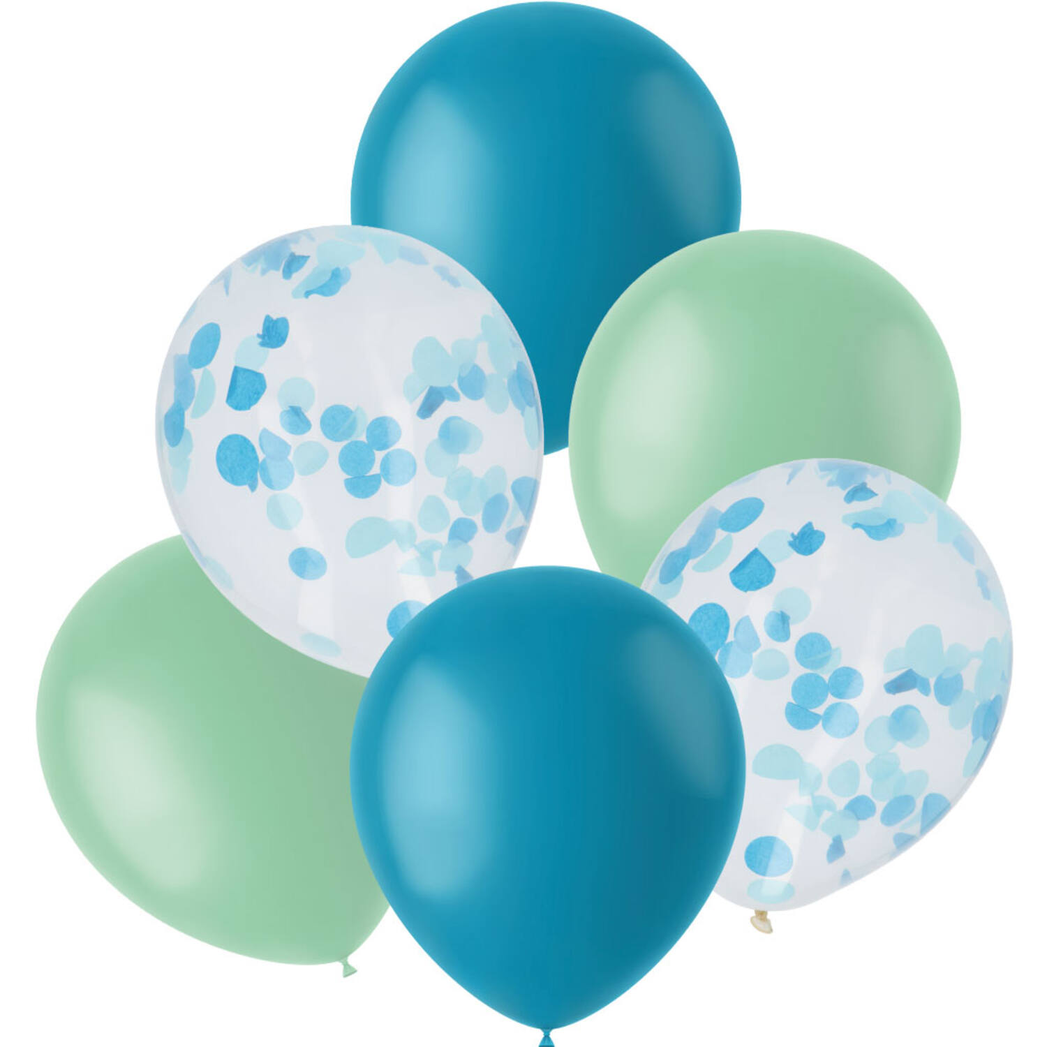 Ballons Mix Blau 30cm - 6 Stück von Folat B.V.