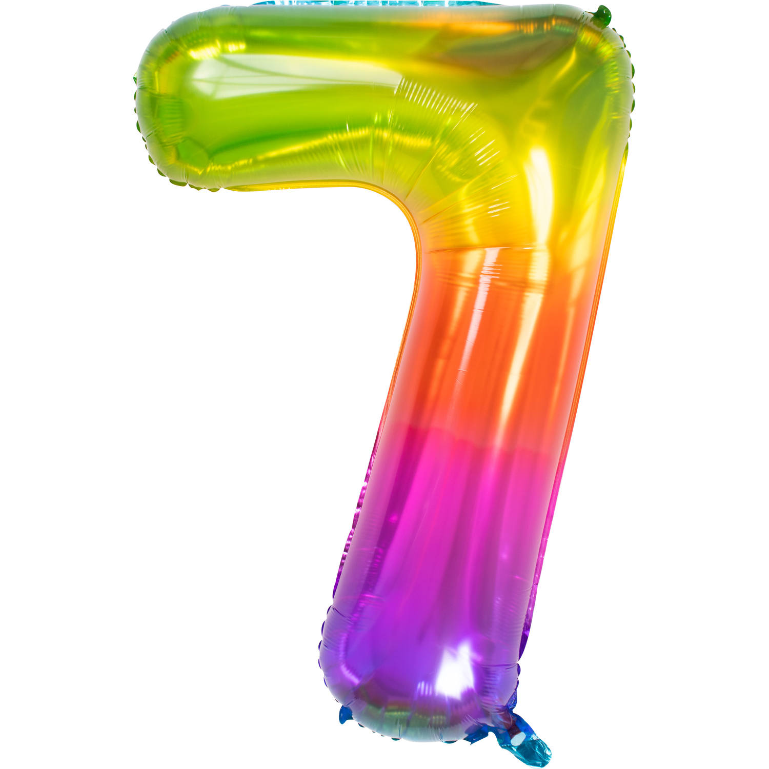 Folienballon Yummy Gummy Rainbow Ziffer / Zahl 7 - 86 cm von Folat B.V.