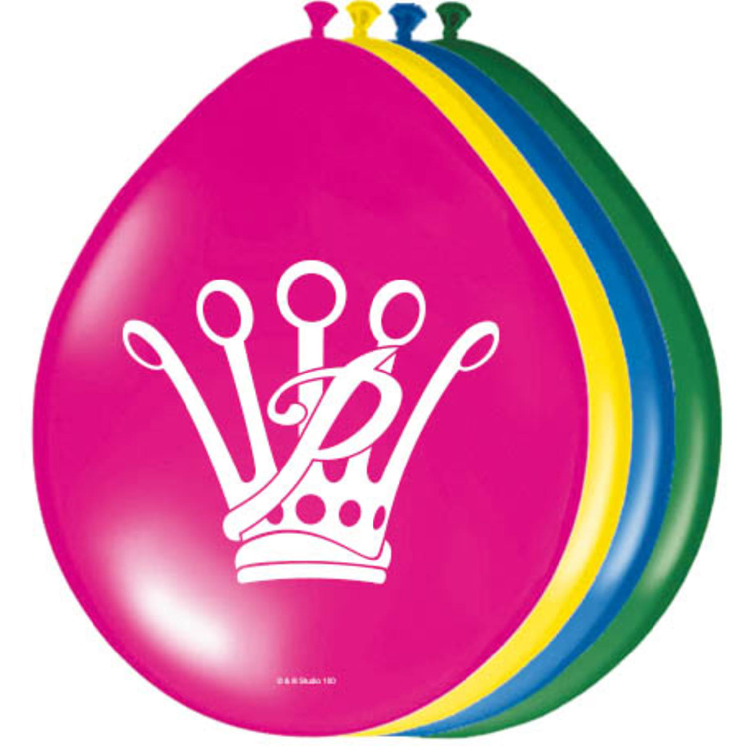 Prinsessin Prinsessia Ballons - 8 Stück von Folat B.V.