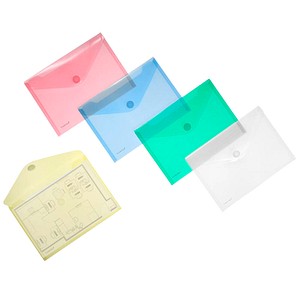 10 FolderSys Dokumententaschen DIN A5 farbsortiert glatt 0,20 mm von FolderSys