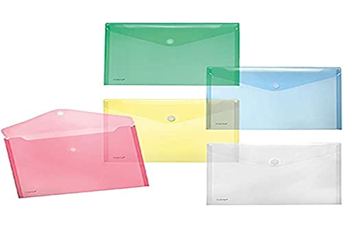 A4quer Transparente Taschen, , 10 Stück (1er Pack) von FolderSys