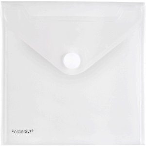 FolderSys 10 x CD-Hülle 135x135mm PP Klettverschluss farblos transparent FolderSys 10 x CD-Hülle 135x135mm PP Klettverschluss farblos transparent von FolderSys