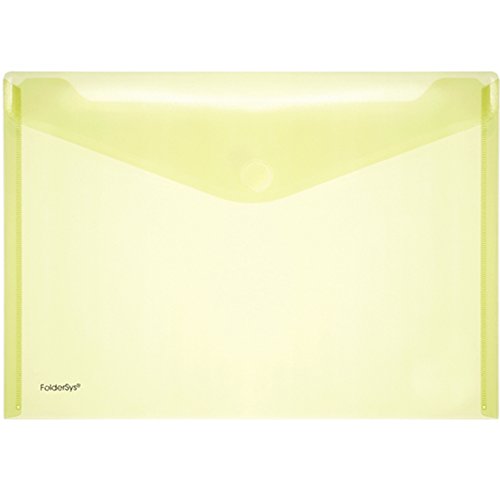 FolderSys PP-Umschlag 10er Set (A4, Gelb, 10 Umschläge) von FolderSys