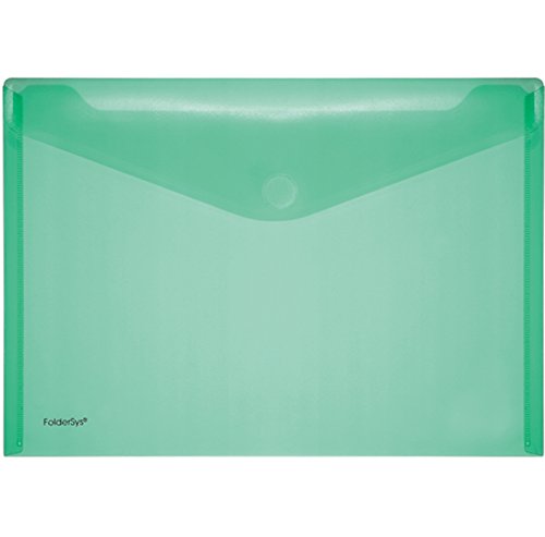 FolderSys PP-Umschlag 10er Set (A4, Grün, 10 Umschläge) von FolderSys