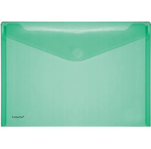 FolderSys PP-Umschlag 10er Set (A4, Grün, 10 Umschläge) von FolderSys