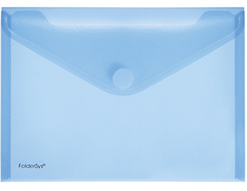 FolderSys PP-Umschlag 10er Set (A5, Blau, 10 Umschläge) von FolderSys