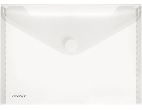 FolderSys PP-Umschlag 10er Set (A5, Farblos, 40 Umschläge) von FolderSys
