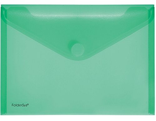 FolderSys PP-Umschlag 10er Set (A5, Grün, 20 Umschläge) von FolderSys