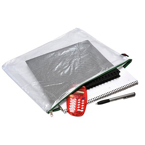 FolderSys Reißverschlussbeutel transparent/grün 0,15 mm, 1 St. FolderSys Reißverschlussbeutel transparent/grün 0,15 mm, 1 St. von FolderSys