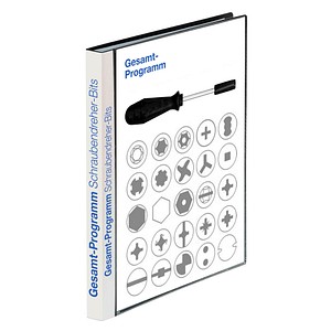 FolderSys Sichtbuch DIN A4, 20 Hüllen schwarz von FolderSys